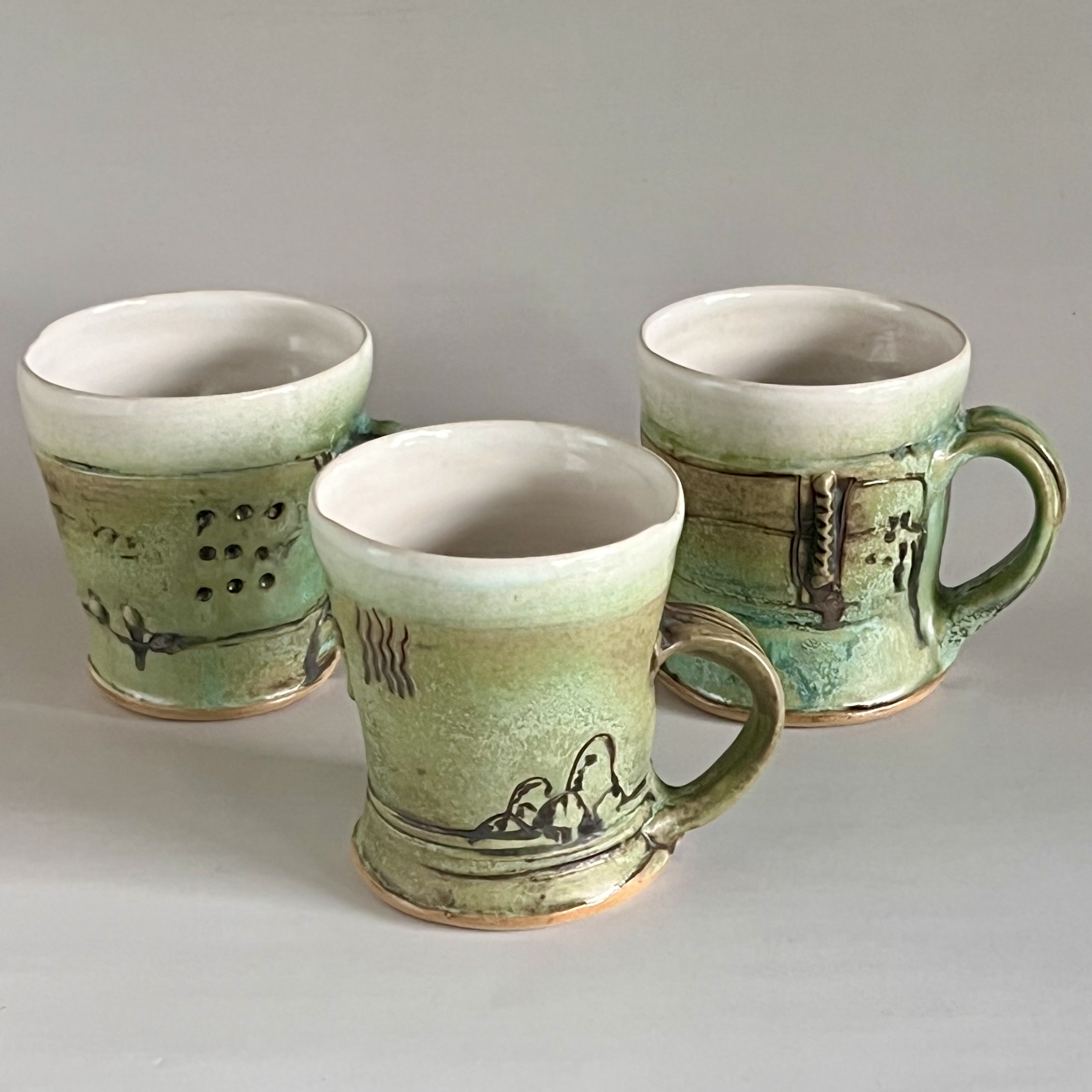 Brendan Adams Pottery Cups 9777