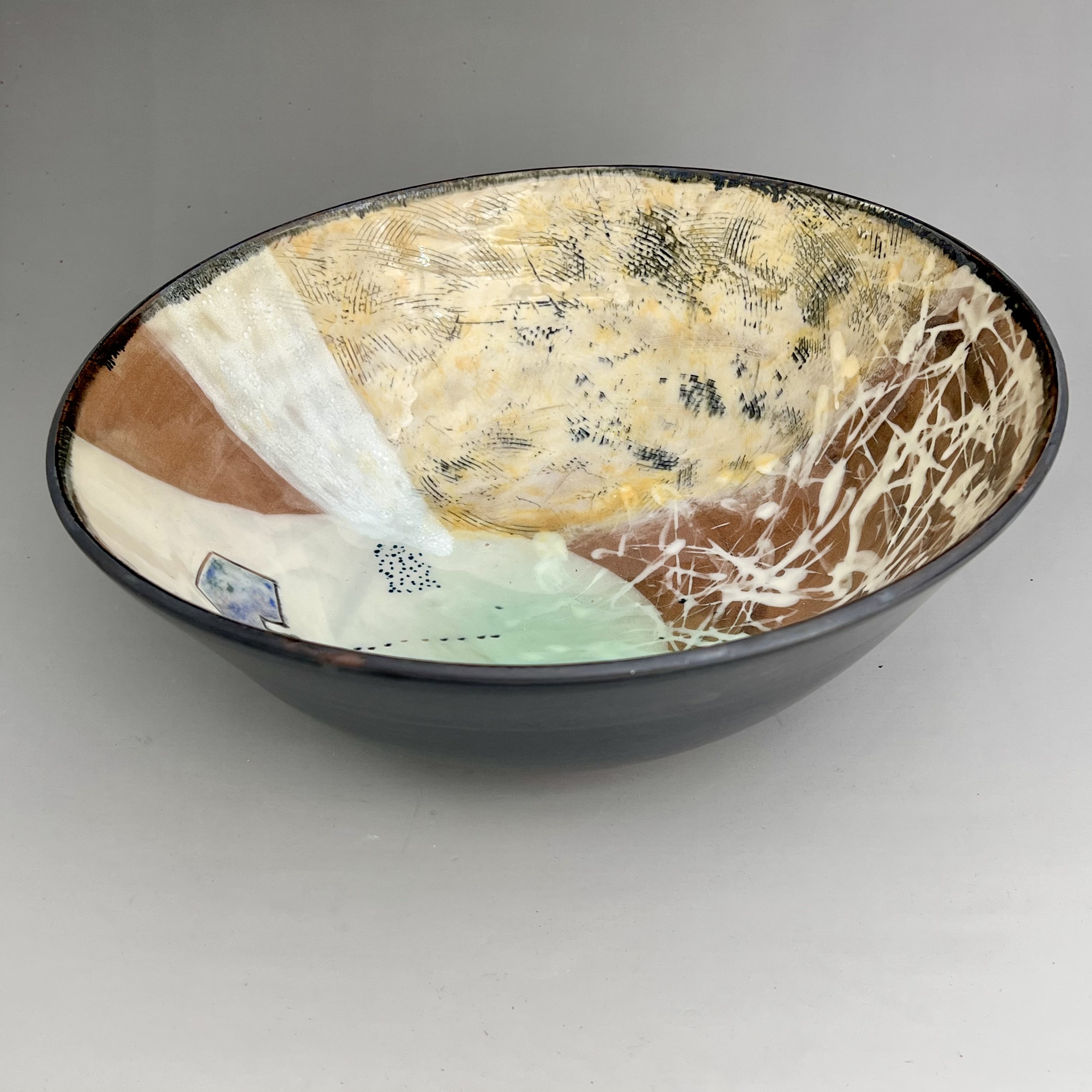 Handthrown Turquoise Vase