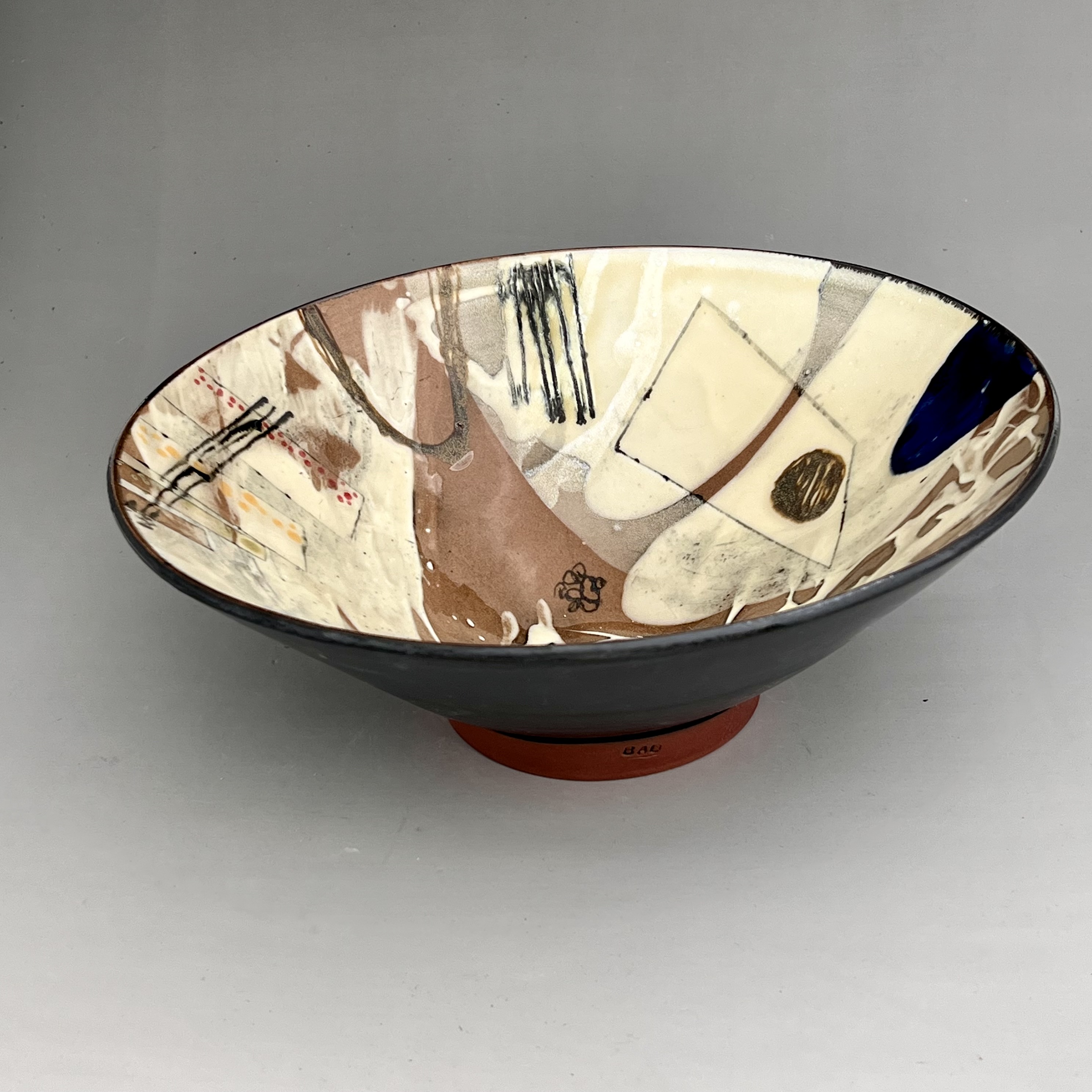 Highly Decorated Handthrown Bowl