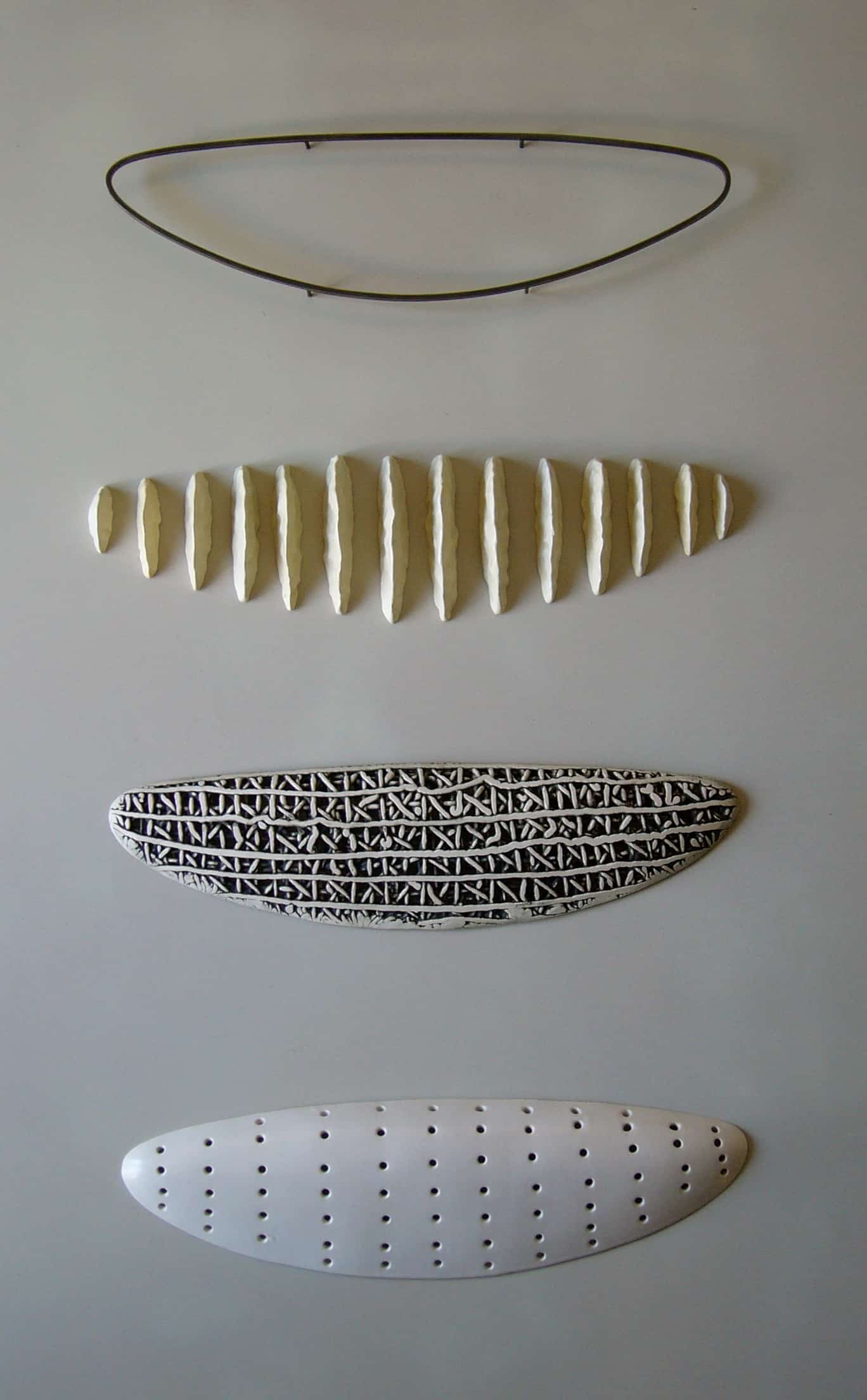 Ceramic Wall Sculpture Portage Entry