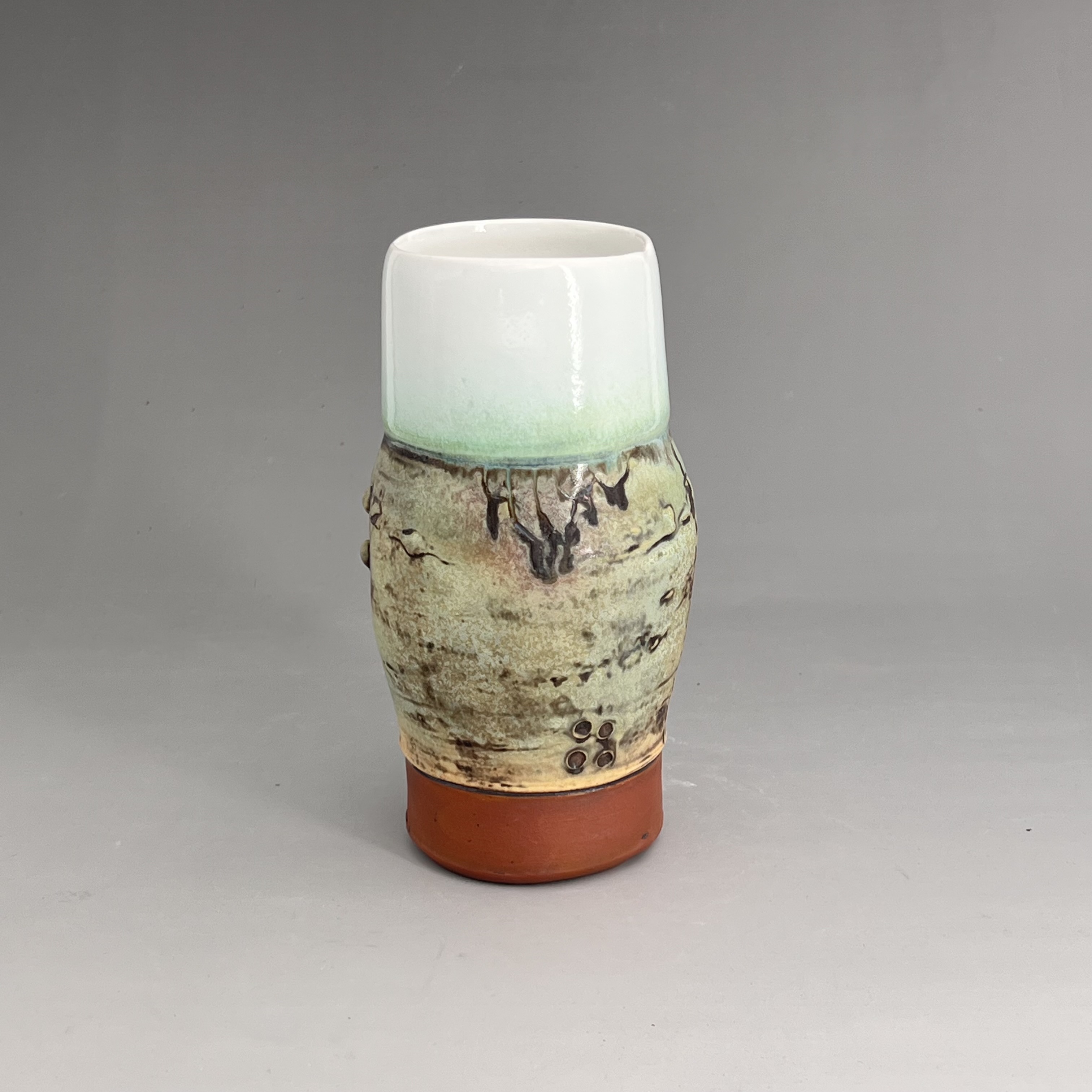 Handthrown Turquoise Vase