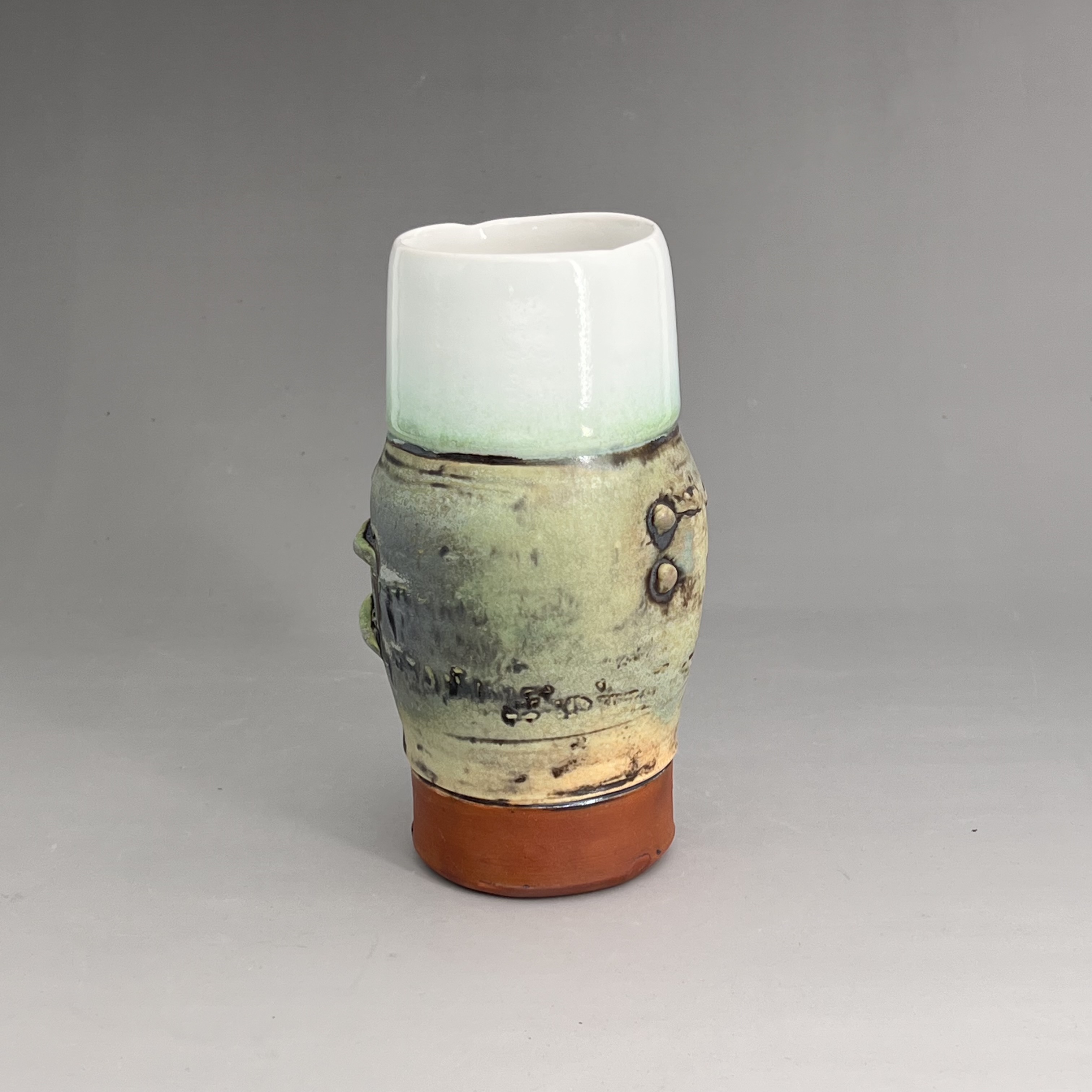 Handthrown Turquoise Vase