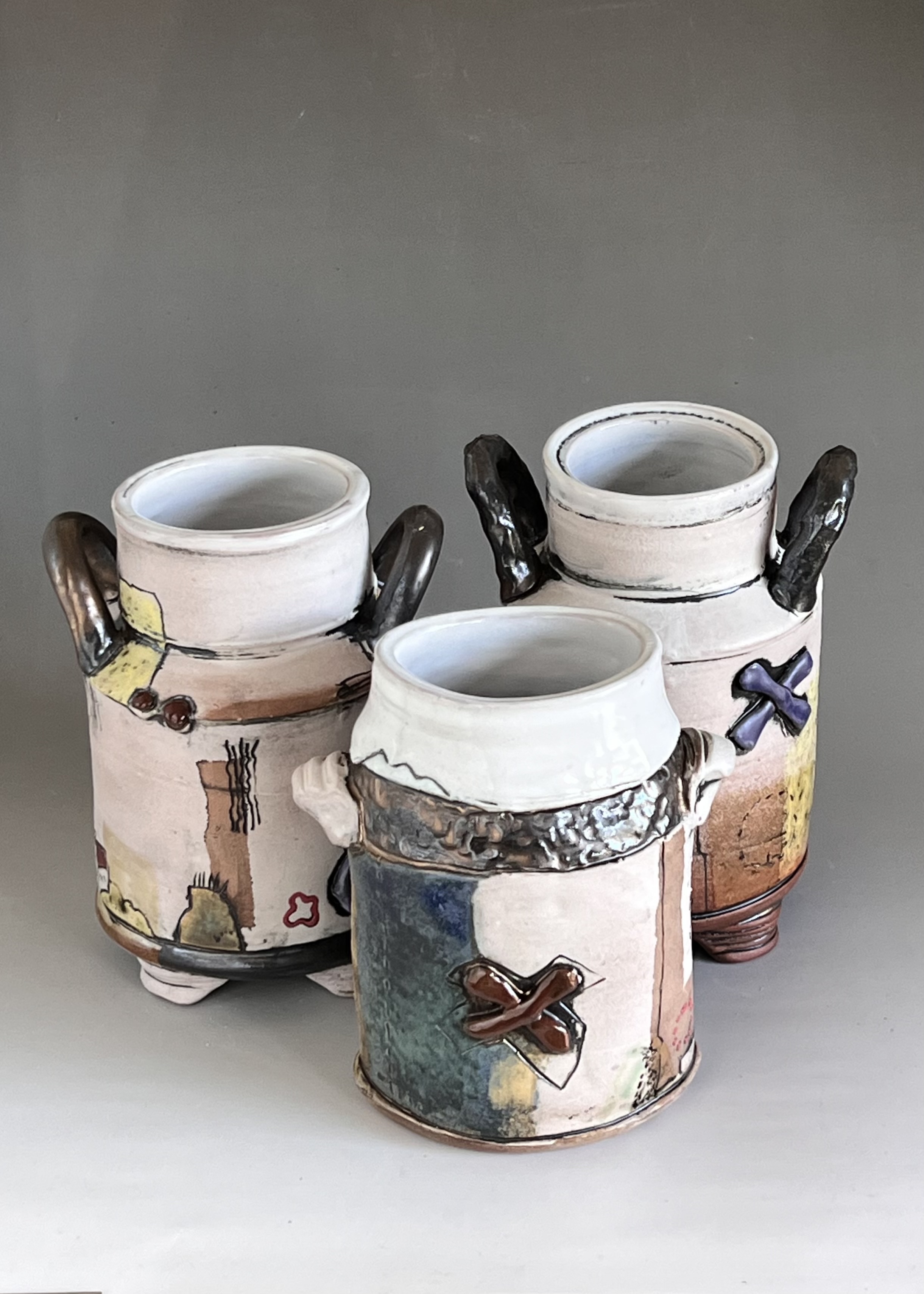 Brendan Adams Pottery Vases