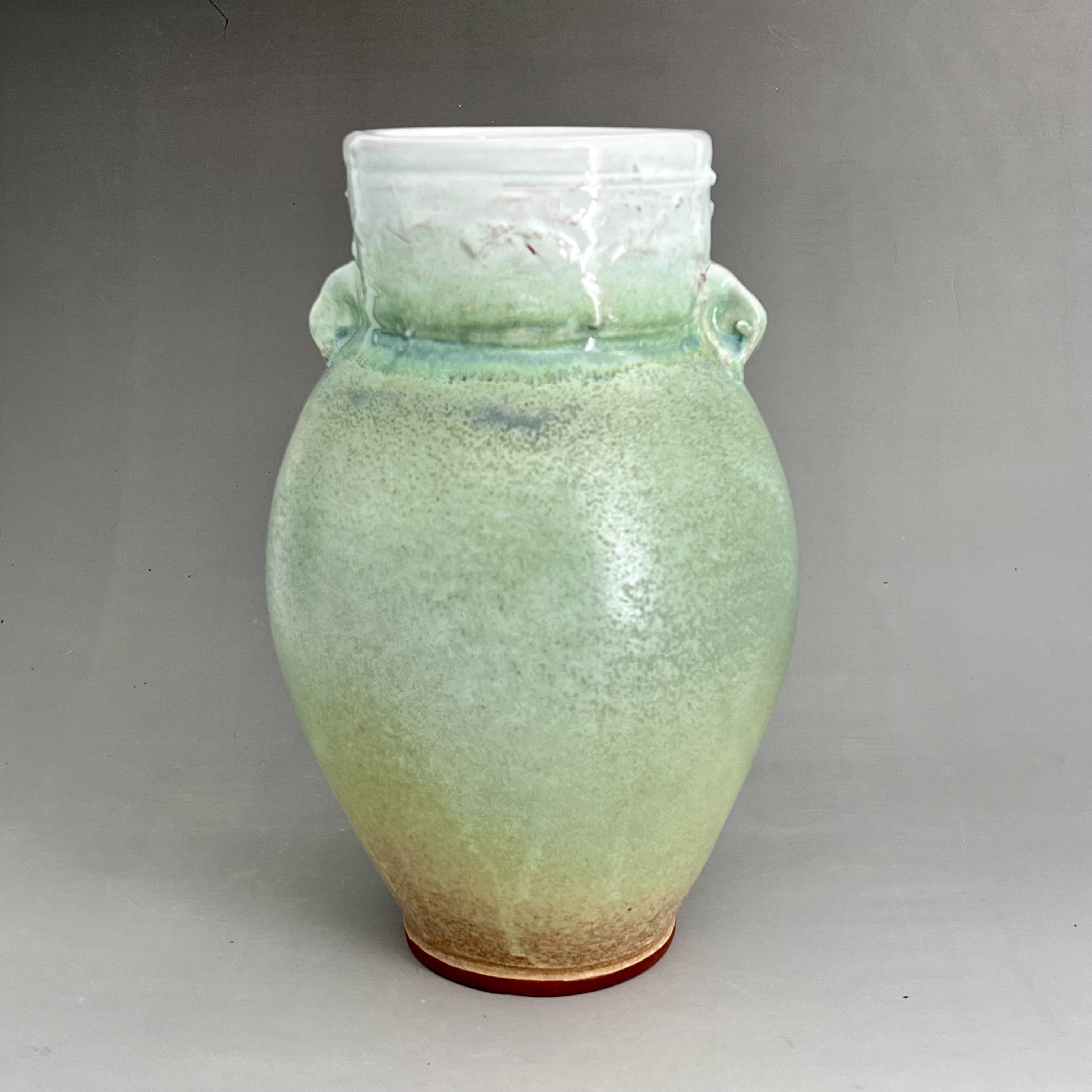 Handthrown Turquoise Vase